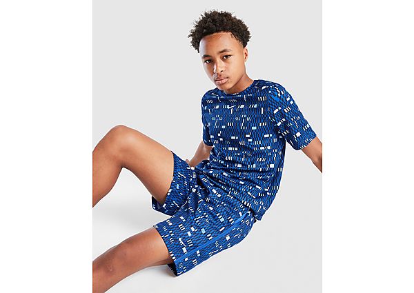 Nike Dri-FIT Geometric All Over Print Shorts blue