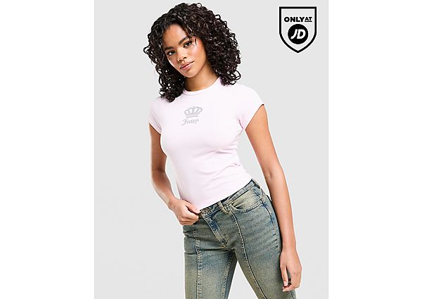 JUICY COUTURE Crown Baby T-Shirt pink
