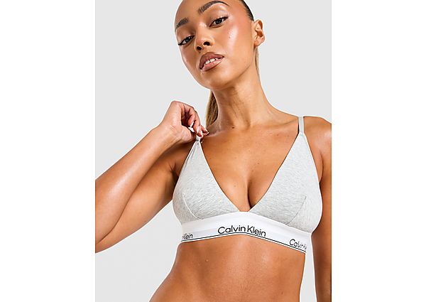 Calvin Klein Underwear Icon Cotton Triangle Bralette grey