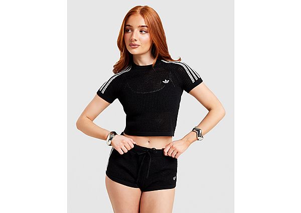 adidas Originals Crochet Slim T-shirt black