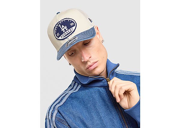 New Era MLB LA Dodgers M-Crown 9FORTY Trucker Cap cream