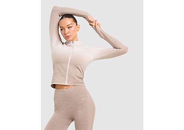 Trailberg Evocurve Seamless Full Zip Top Beige