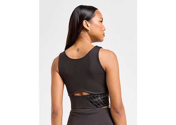EA7 Emporio Armani Vigor Cut Out Bralette black
