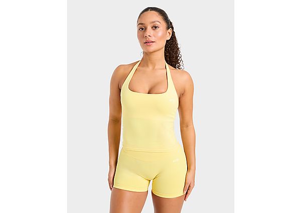 AYBL Enhance Seamless Halterneck Top yellow