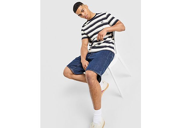 Fred Perry Fine Stripe T-Shirt white