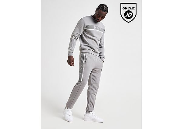 EA7 Emporio Armani Dot Graphic Joggers grey