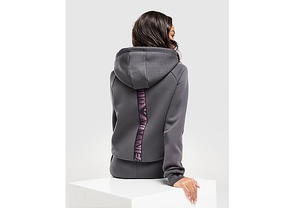 EA7 Emporio Armani Ventus Tape Full Zip Hoodie grey