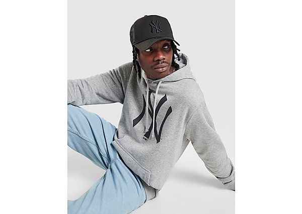 New Era MLB New York Yankees Large Logo Hoodie grey