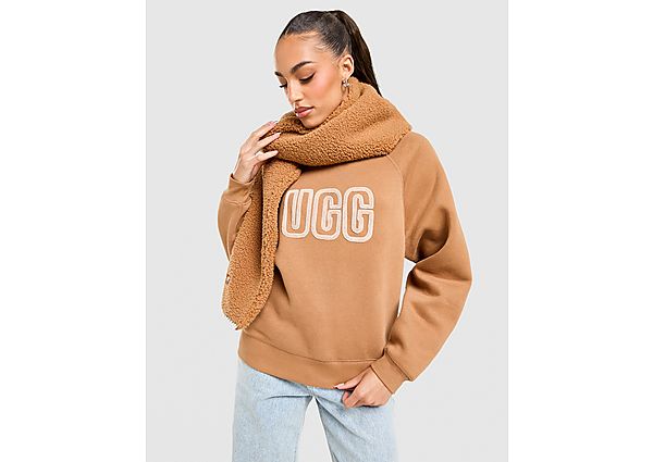 UGG Cosy Logo Crew Sweatshirt brown