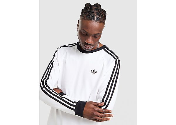 adidas Originals Long Sleeve Cali T-Shirt white