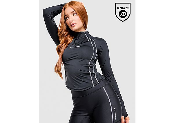 Under Armour Luxe 1/4 Zip Top black