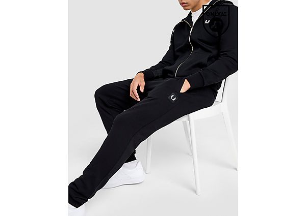 Fred Perry Badge Cuffed Joggers black