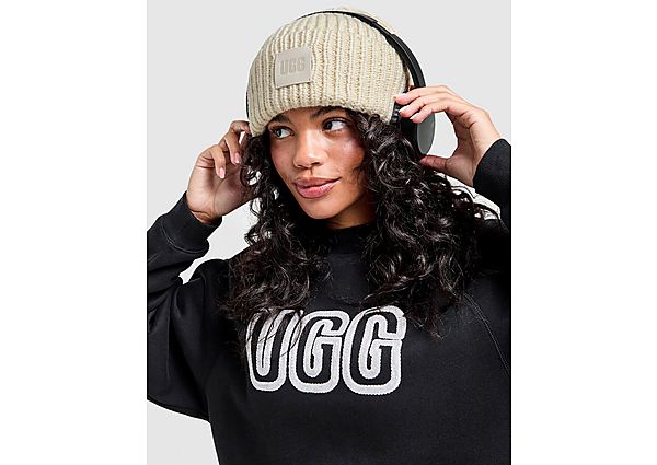 UGG Chunky Rib Beanie Hat cream