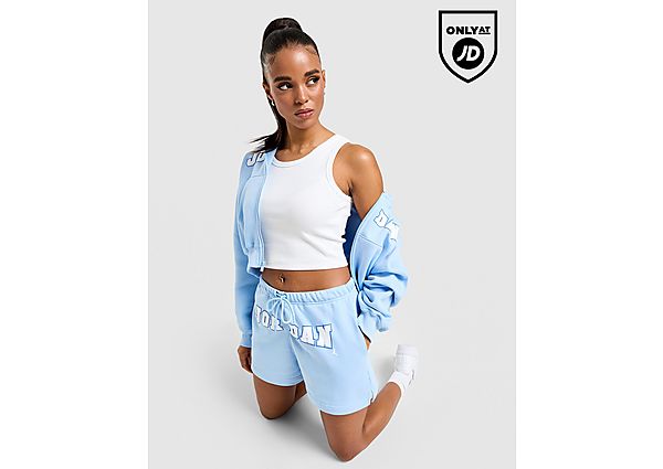 Jordan Graphic Logo Fleece Shorts blue