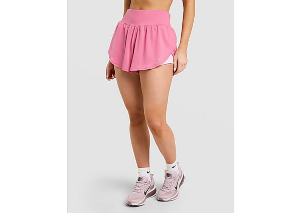 Nike Running Tempo Flow Mesh 2-in-1 Shorts pink