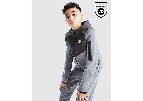 Nike Tech Colour Block Full Zip Hoodie grey
