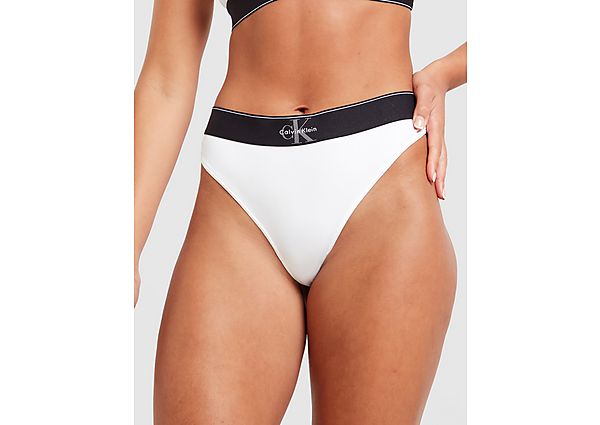 Calvin Klein Underwear CK Graphic Thong white