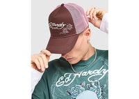 Ed Hardy Rose Trucker Cap brown