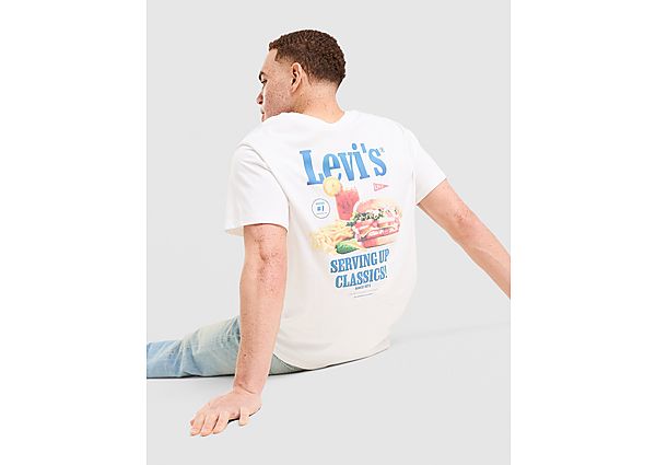 LEVI\'S Fast Food Meal T-Shirt white