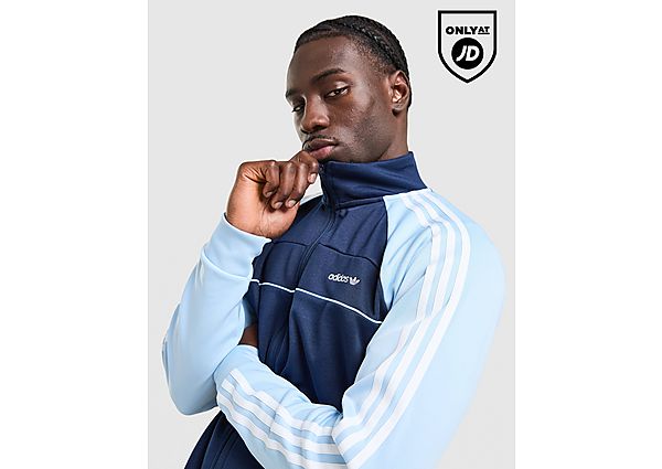 adidas Originals Colour Block Retro Track Top blue