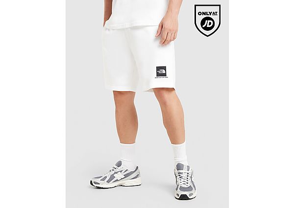 The North Face Fine Box Logo Shorts white