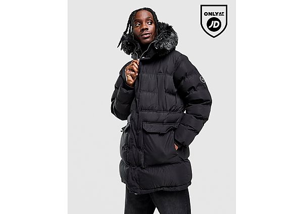 Supply & Demand Command Longline Parka Jacket black