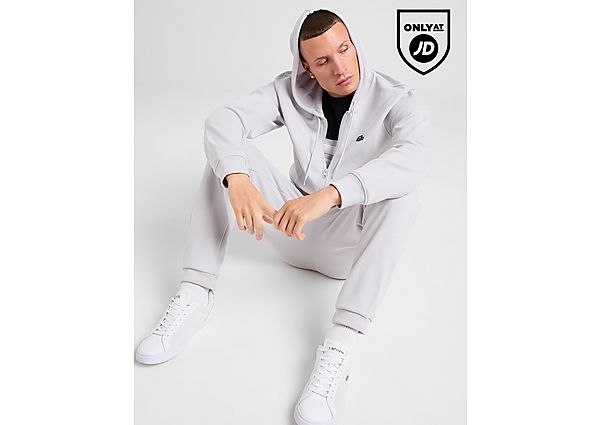 Lacoste Core Full Zip Hoodie grey