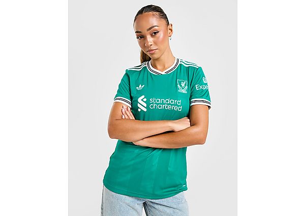 adidas Originals Liverpool FC 2025/26 Third Shirt green