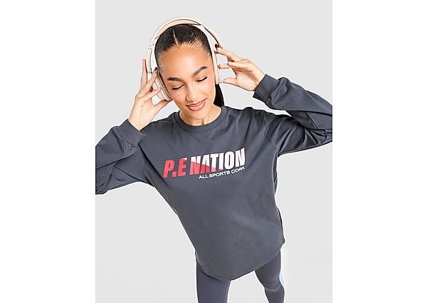 PE Nation Drill Long Sleeve Top blue