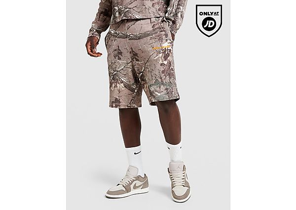 Unlike Humans Lua Waffle Shorts brown