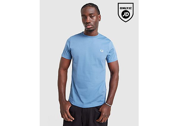 Fred Perry Back Graphic T-Shirt blue