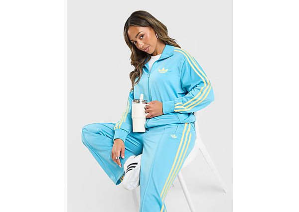 adidas Originals Oversized Firebird Track Top blue