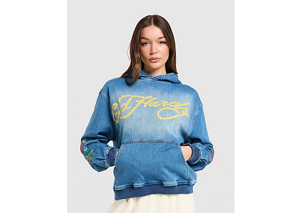 Ed Hardy Phoenix Denim Hoodie blue