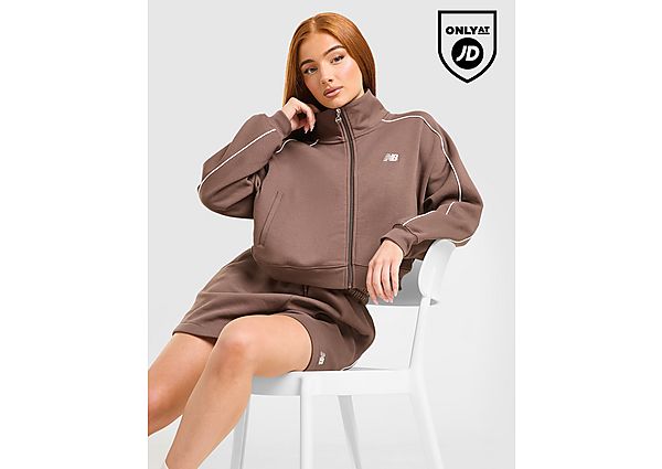New Balance Pipe Track Top brown