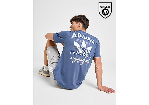 adidas Originals Cafe T-Shirt blue