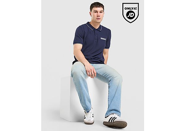 Reebok Tipped Polo Shirt blue