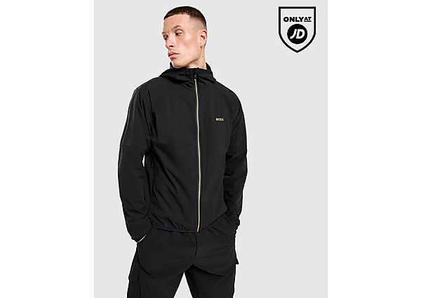BOSS Tape Woven Hooded Jacket black