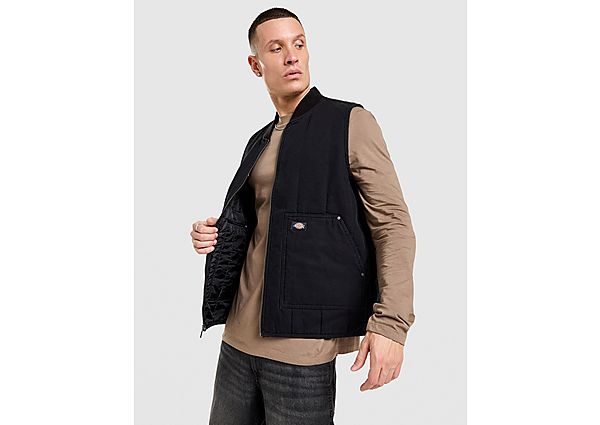 Dickies Quilted Full Zip Gilet black