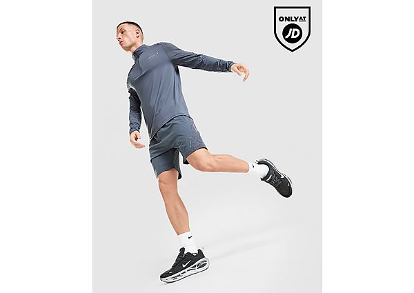 Technicals Harefield 1/4 Zip Top/Shorts Set grey