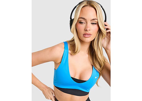Nike Training Pro Sculpt Sports Bra blue
