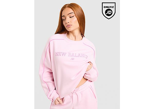New Balance Outline Crew Sweatshirt pink