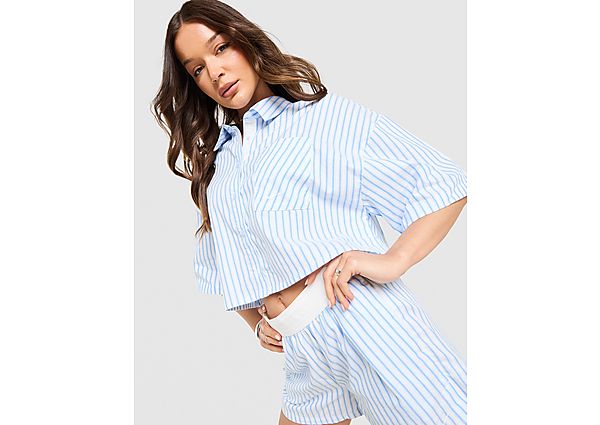 Nike Poplin Stripe Shirt blue