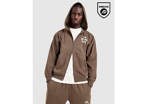 The North Face Sobretta Full Zip Hoodie brown