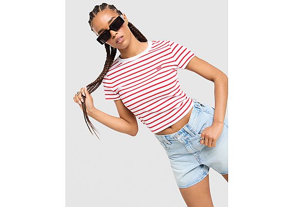 LEVI\'S Stripe Slim T-Shirt white