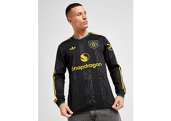 adidas Originals Manchester United FC 25/26 Long Sleeve Third Shirt black