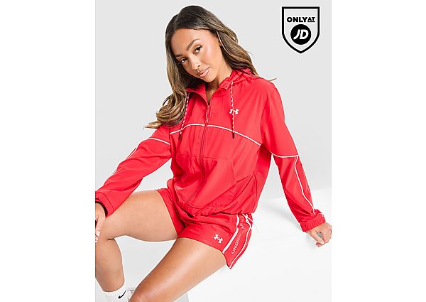 Under Armour Waistband Piping Woven Jacket red