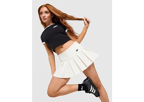 adidas Originals Trefoil Tennis Skirt white