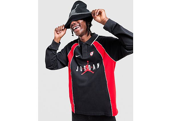 Jordan Polo Long Sleeve Jersey black