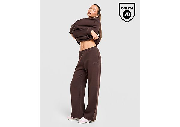 DAILYSZN Everyday Wide Leg Joggers brown