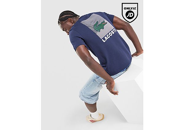Lacoste Back Print T-Shirt blue